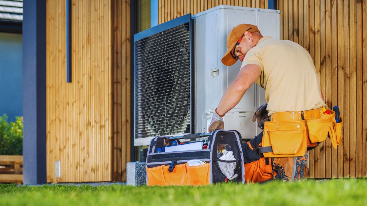 Pompe à chaleur installée